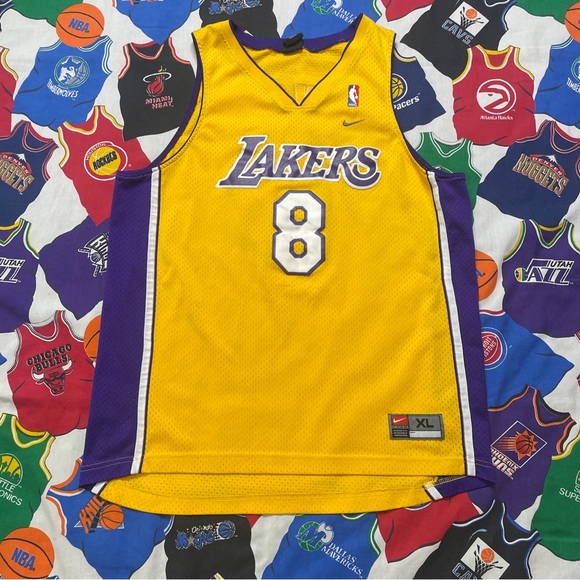 Nike Other - Vintage Nike Los Angeles Lakers Kobe Bryant Authentic Sewn Letter Jersey RARE!